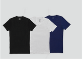 Men  V-Neck T-Shirt Pack Of 3